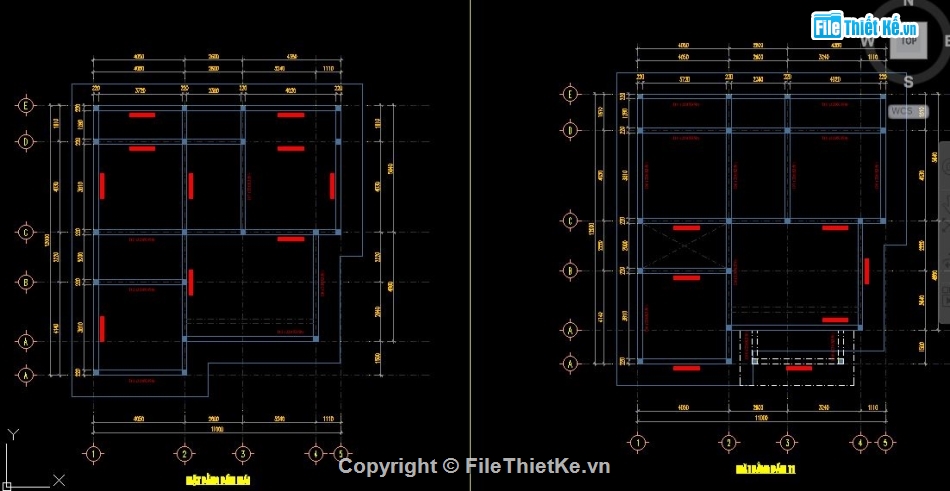 Bản vẽ Biệt thự 2 tầng,Mẫu bản vẽ biệt thự 2 tầng,File cad Biệt thự,Hồ sơ bản vẽ biệt thự,File cad Biệt thự 2 tầng